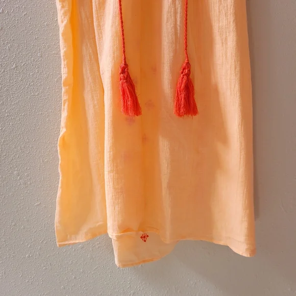 ANTHRO Mermaid Embroidered Beach Dress Size M - Picture 7 of 9